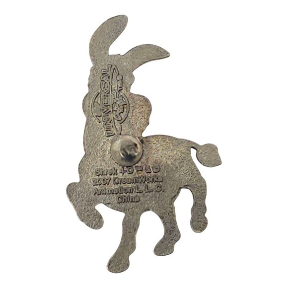 Universal Studios Orlando 2007 Donkey Shrek 4D Ride Pin Pinback Dreamworks - Picture 3 of 7